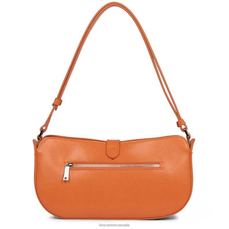 Women Baguette Bag Lucertola 4J6H4159 Bag Orange Lancaster Paris