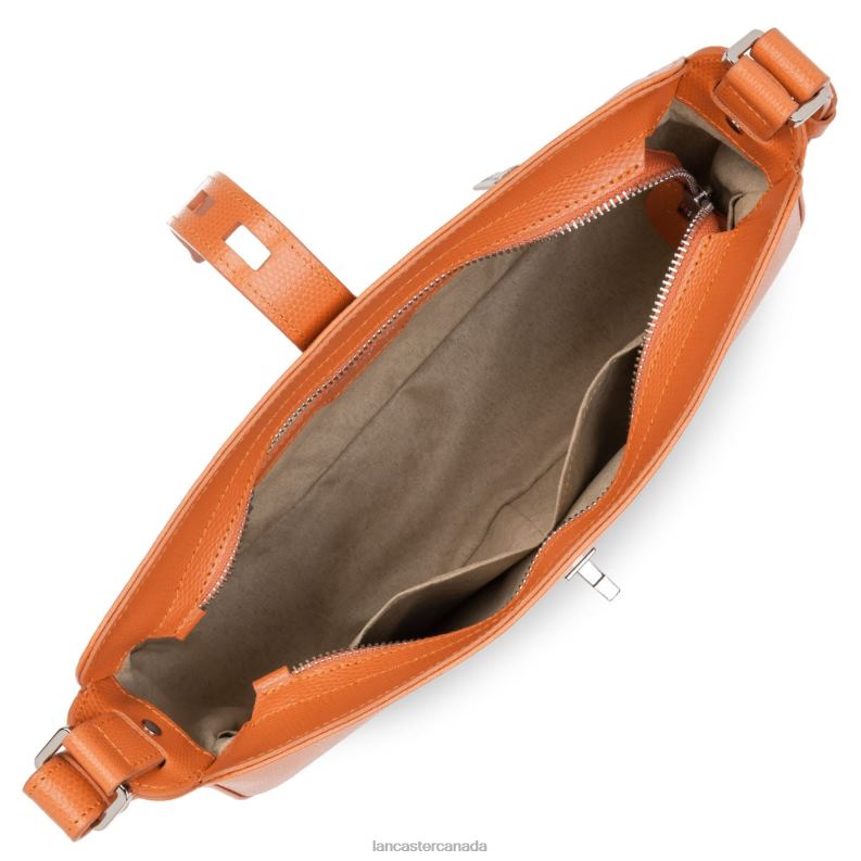 Women Baguette Bag Lucertola 4J6H4159 Bag Orange Lancaster Paris