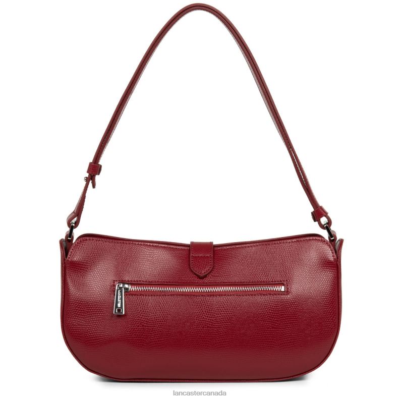 Women Baguette Bag Lucertola 4J6H4165 Bag Carmin Lancaster Paris