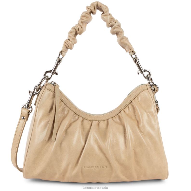 Women Baguette Bag Retro Chouchou 4J6H1104 Bag Beige Lancaster Paris
