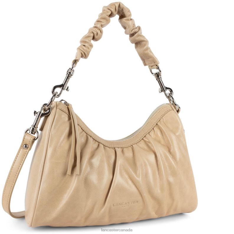 Women Baguette Bag Retro Chouchou 4J6H1104 Bag Beige Lancaster Paris