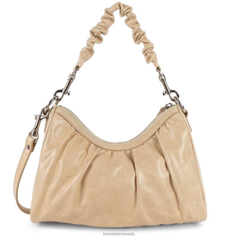 Women Baguette Bag Retro Chouchou 4J6H1104 Bag Beige Lancaster Paris