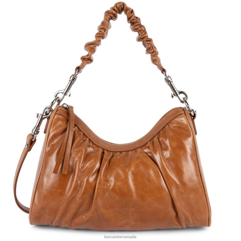 Women Baguette Bag Retro Chouchou 4J6H1105 Bag Camel Lancaster Paris