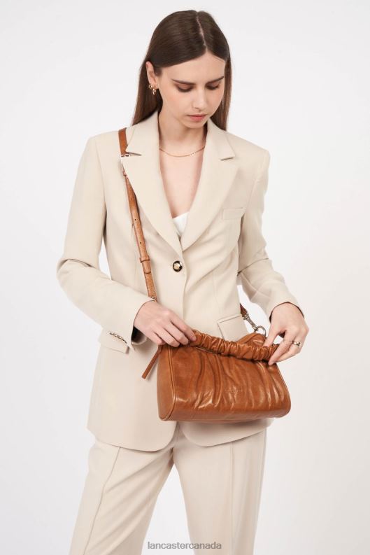 Women Baguette Bag Retro Chouchou 4J6H1105 Bag Camel Lancaster Paris