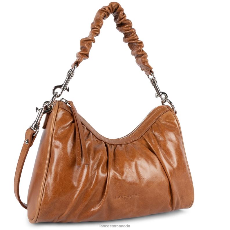 Women Baguette Bag Retro Chouchou 4J6H1105 Bag Camel Lancaster Paris