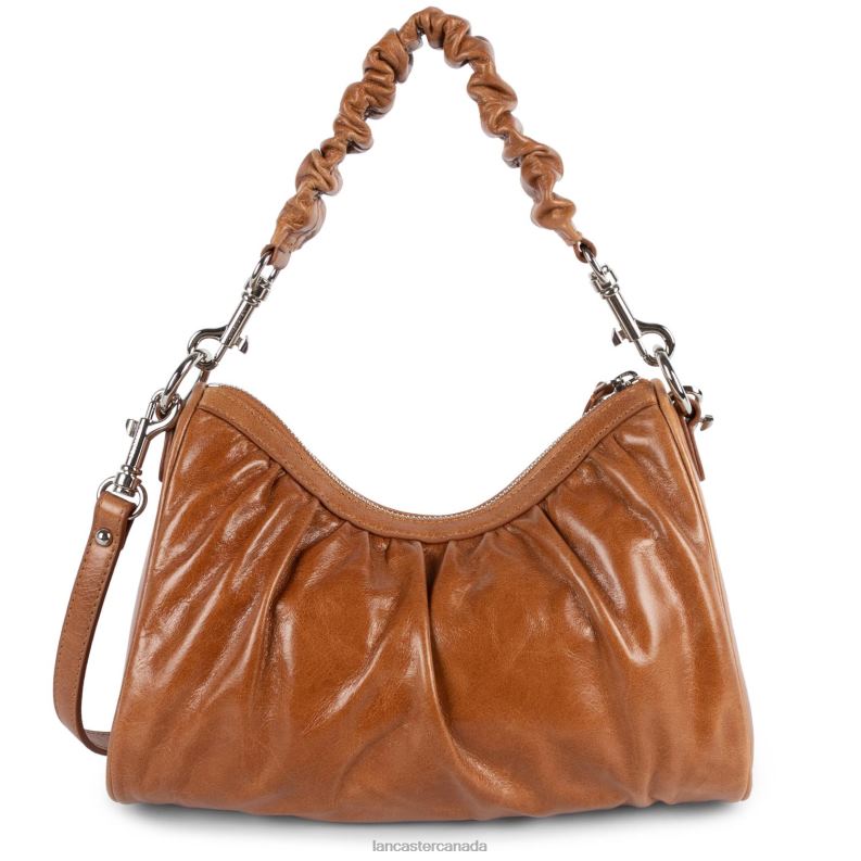 Women Baguette Bag Retro Chouchou 4J6H1105 Bag Camel Lancaster Paris