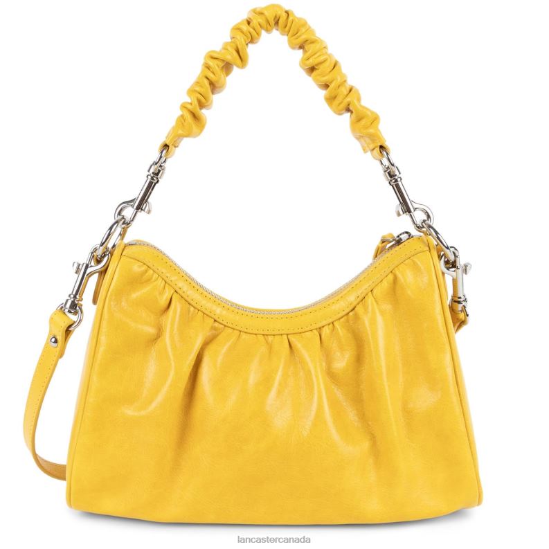 Women Baguette Bag Retro Chouchou 4J6H1106 Bag Jaune Lancaster Paris
