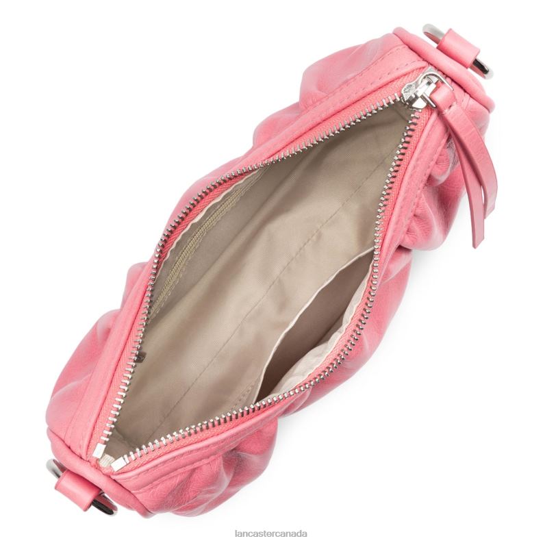 Women Baguette Bag Retro Chouchou 4J6H1107 Bag Rose Lancaster Paris