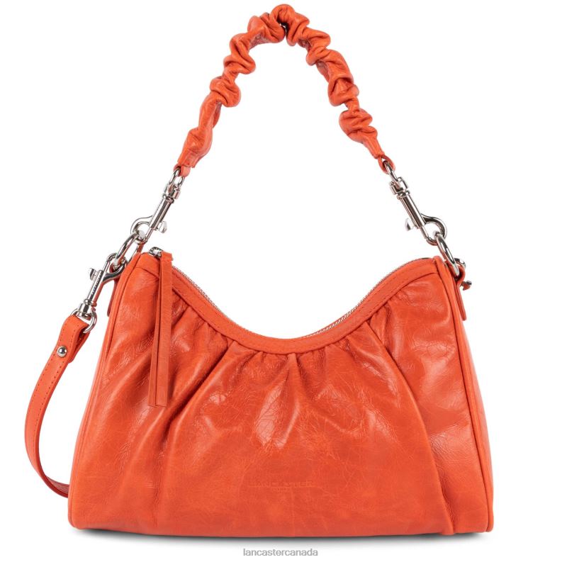 Women Baguette Bag Retro Chouchou 4J6H1109 Bag Orange Lancaster Paris