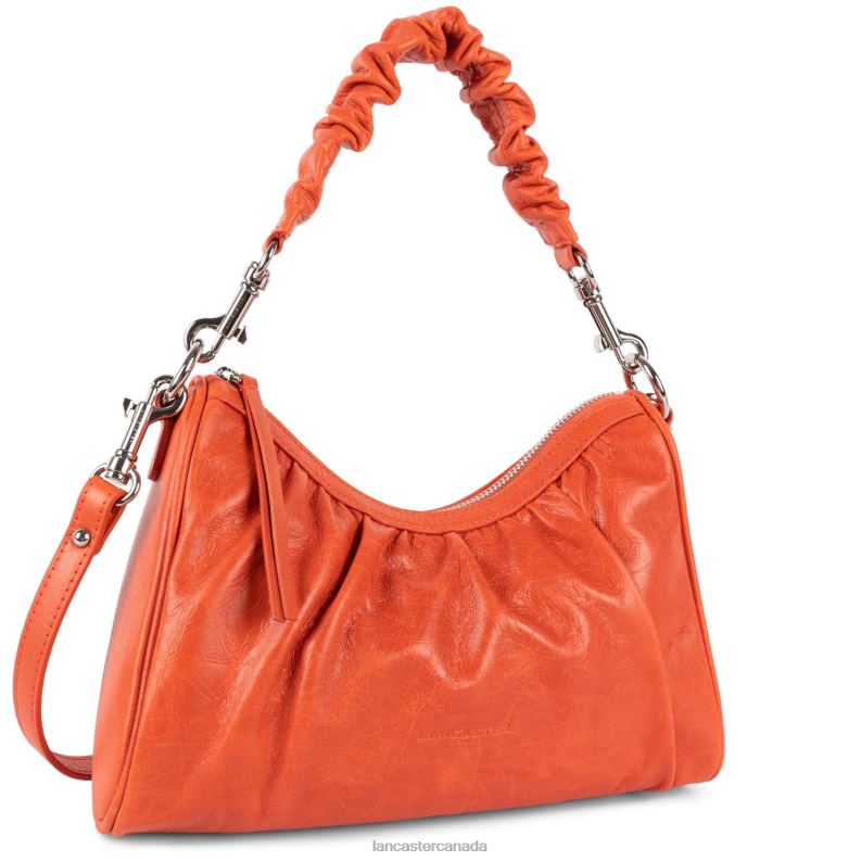 Women Baguette Bag Retro Chouchou 4J6H1109 Bag Orange Lancaster Paris
