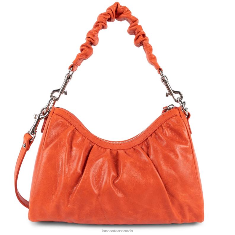 Women Baguette Bag Retro Chouchou 4J6H1109 Bag Orange Lancaster Paris