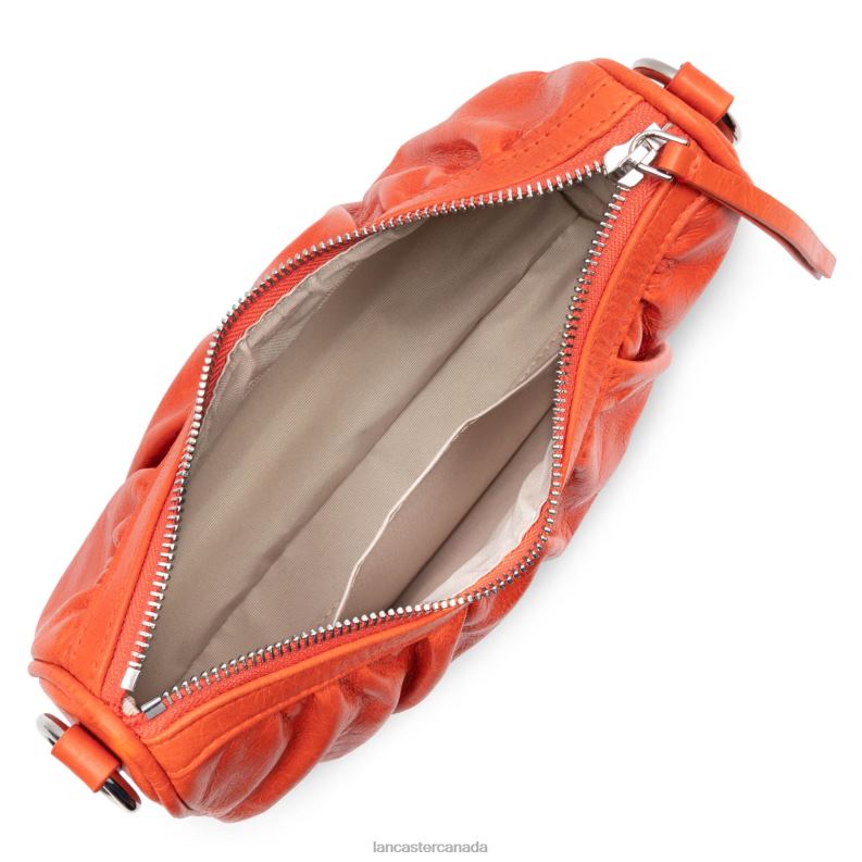 Women Baguette Bag Retro Chouchou 4J6H1109 Bag Orange Lancaster Paris