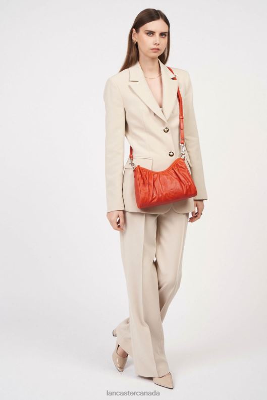 Women Baguette Bag Retro Chouchou 4J6H1109 Bag Orange Lancaster Paris