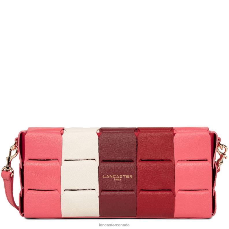 Women Baguette Bag Studio Enlace 4J6H4198 Bag Rose Multi Lancaster Paris