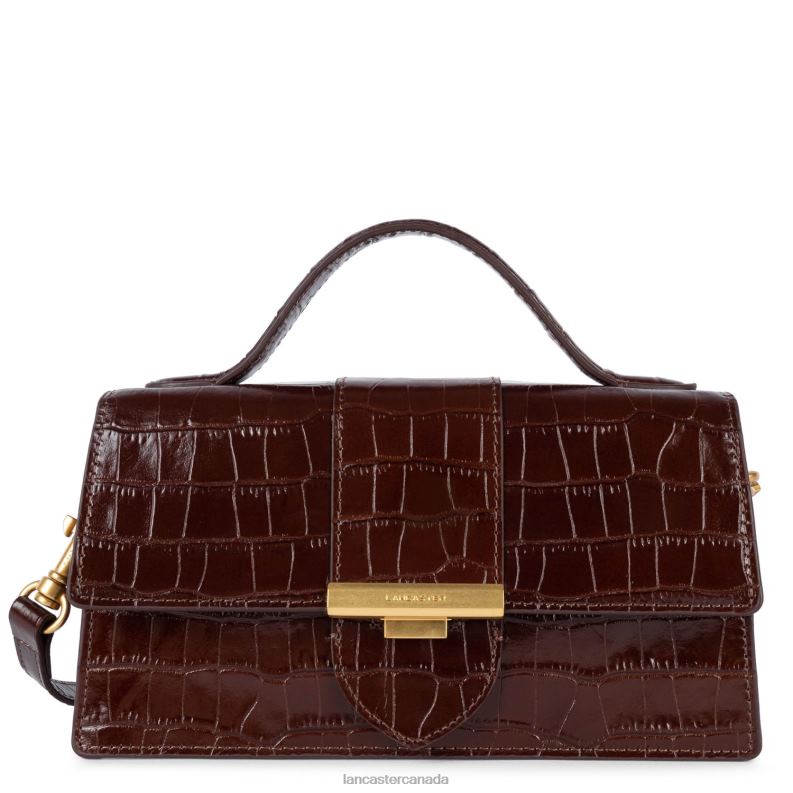 Women M Baguette Bag Exotic Ily 4J6H1284 Bag Marron Lancaster Paris