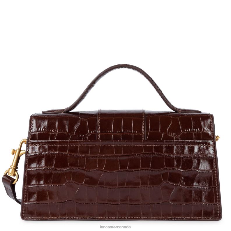 Women M Baguette Bag Exotic Ily 4J6H1284 Bag Marron Lancaster Paris