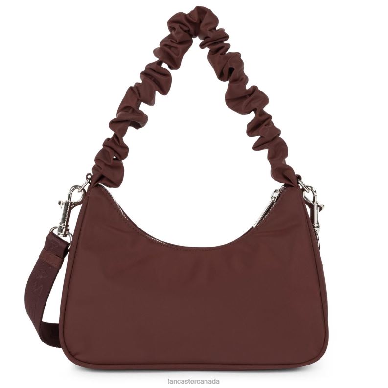 Women Small Baguette Bag Basic Chouchou 4J6H67 Bag Bordeaux Lancaster Paris
