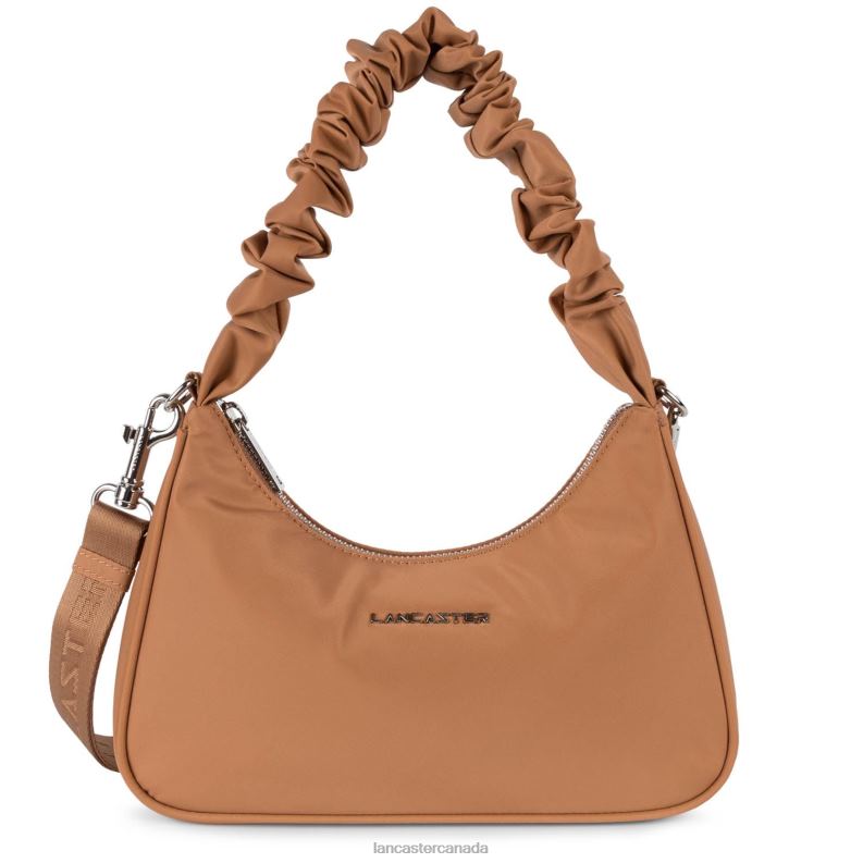 Women Small Baguette Bag Basic Chouchou 4J6H71 Bag Camel Lancaster Paris