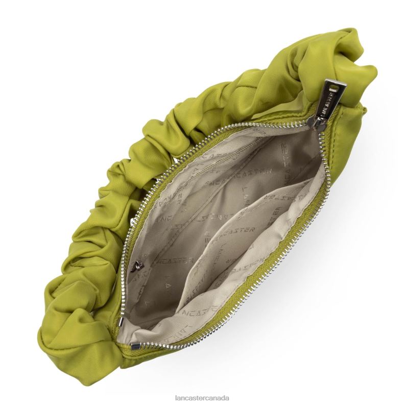 Women Small Baguette Bag Basic Chouchou 4J6H73 Bag Olive Lancaster Paris
