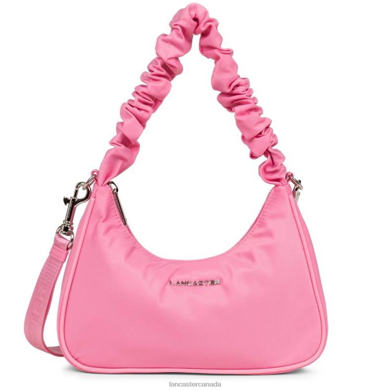 Women Small Baguette Bag Basic Chouchou 4J6H80 Bag Rose Lancaster Paris