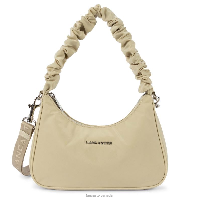 Women Small Baguette Bag Basic Chouchou 4J6H81 Bag Beige Lancaster Paris
