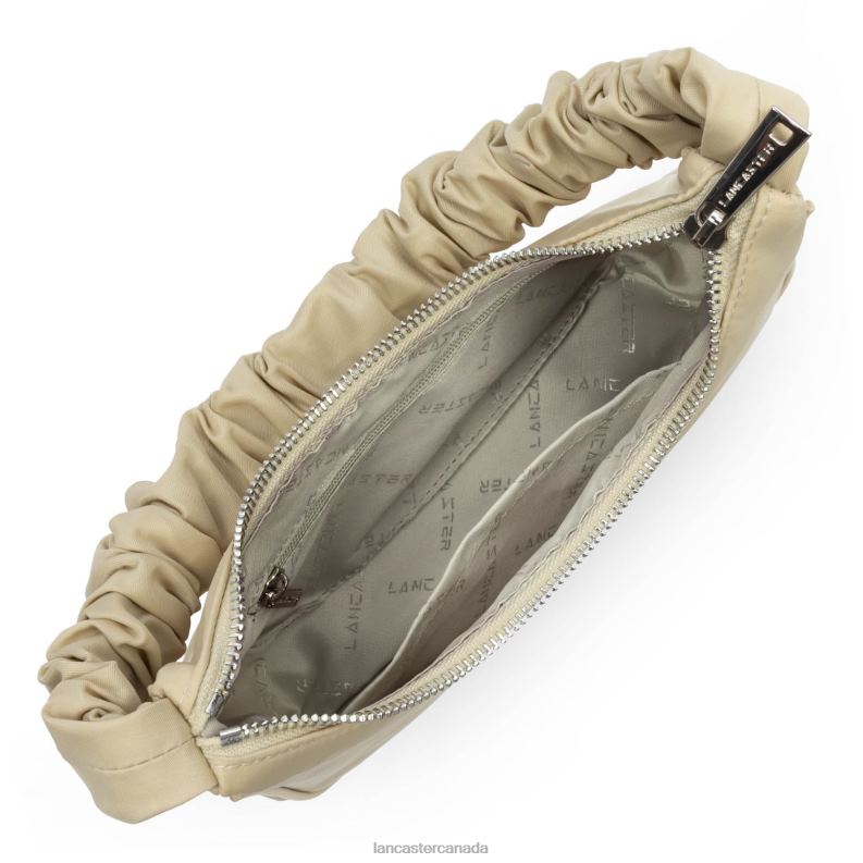 Women Small Baguette Bag Basic Chouchou 4J6H81 Bag Beige Lancaster Paris