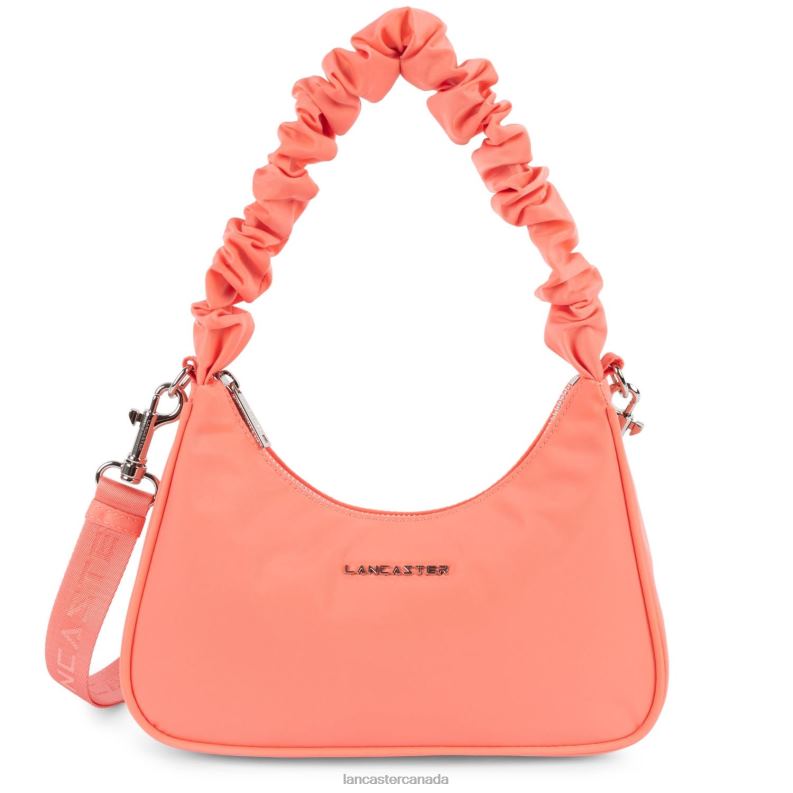 Women Small Baguette Bag Basic Chouchou 4J6H94 Bag Peche Lancaster Paris