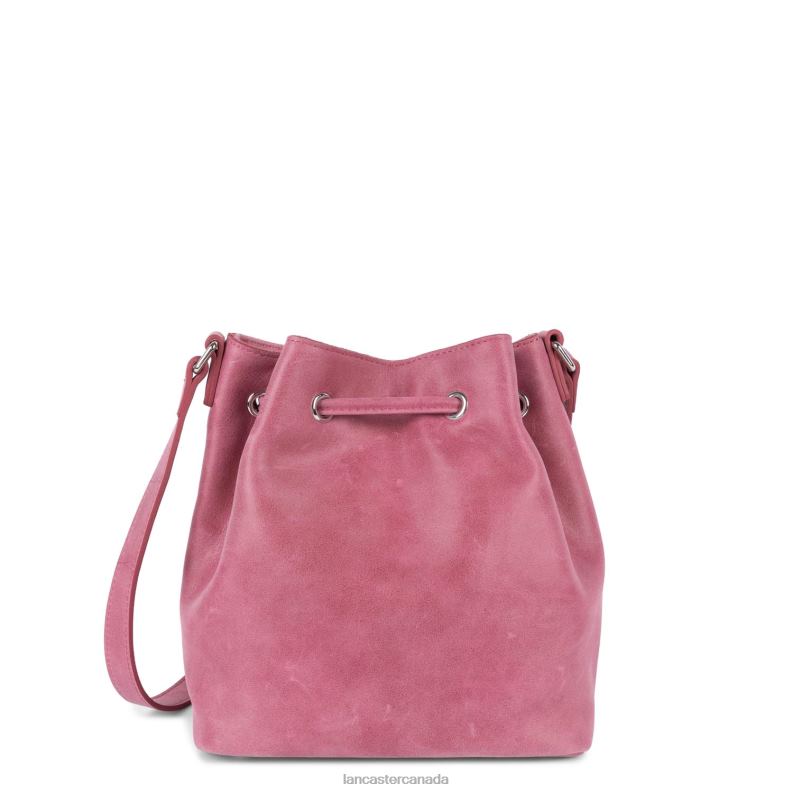 Women Bucket Bag Country Fringe 4J6H4543 Bag Fuxia Lancaster Paris