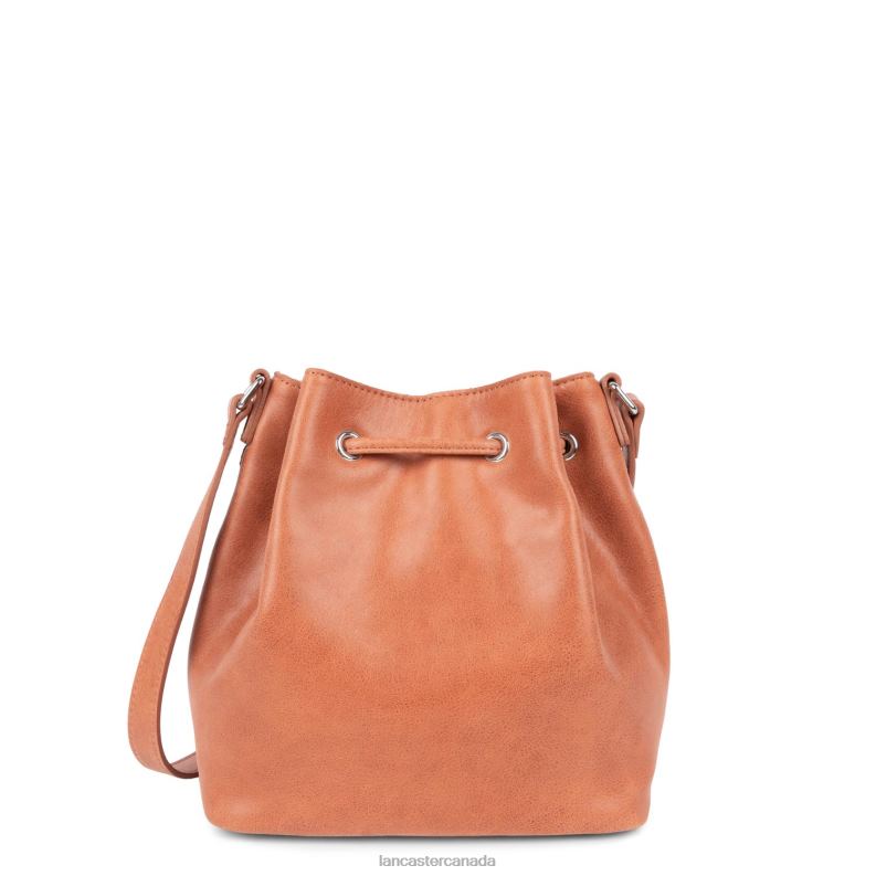 Women Bucket Bag Country Fringe 4J6H4547 Bag Terracotta Lancaster Paris