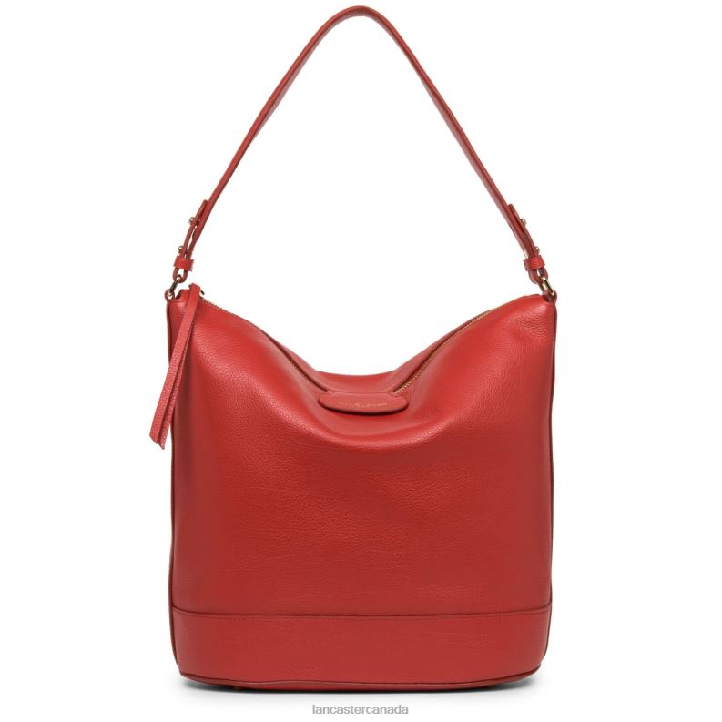 Women Bucket Bag Dune Casual 4J6H3324 Bag Rouge Lancaster Paris