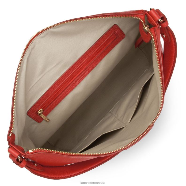 Women Bucket Bag Dune Casual 4J6H3324 Bag Rouge Lancaster Paris