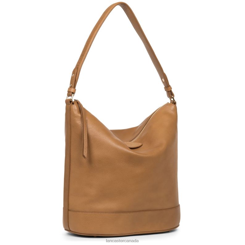 Women Bucket Bag Dune Casual 4J6H3328 Bag Camel Lancaster Paris