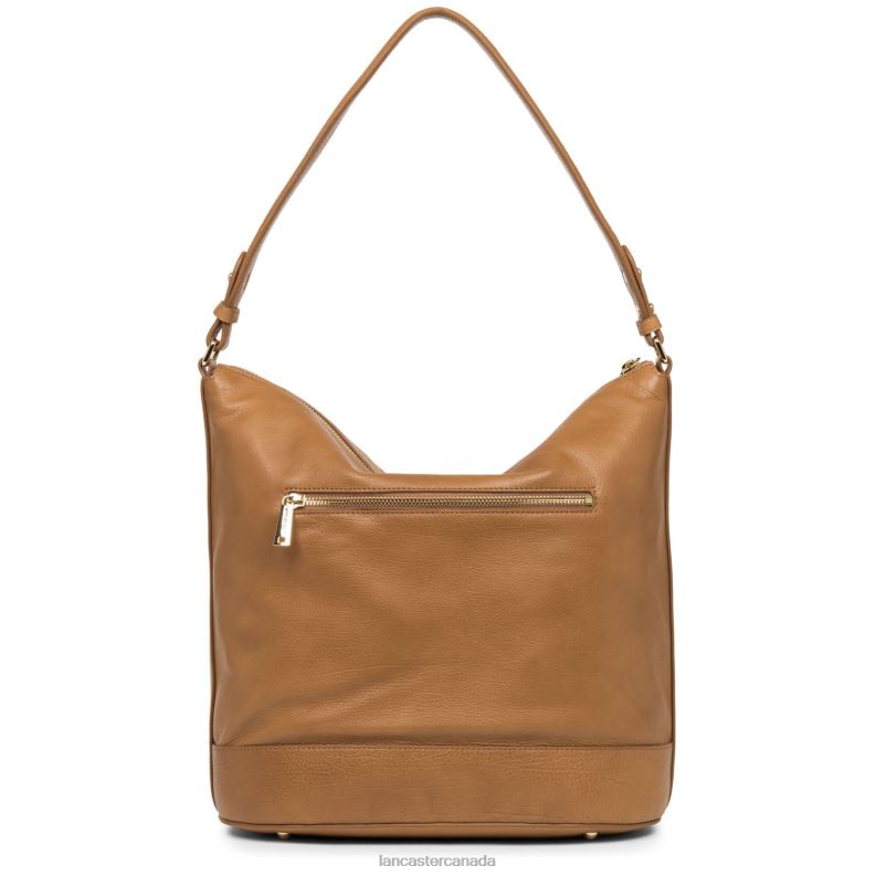 Women Bucket Bag Dune Casual 4J6H3328 Bag Camel Lancaster Paris