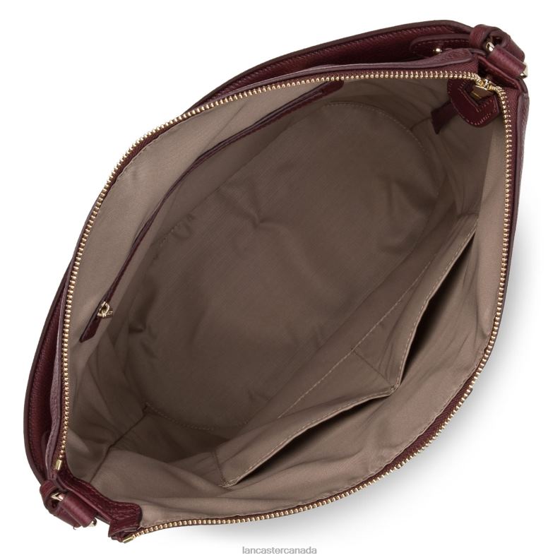 Women Bucket Bag Dune Casual 4J6H3335 Bag Pourpre Lancaster Paris