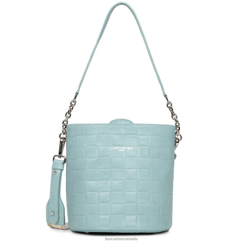 Women Bucket Bag Gaufre 4J6H4403 Bag Bleu Ciel Lancaster Paris