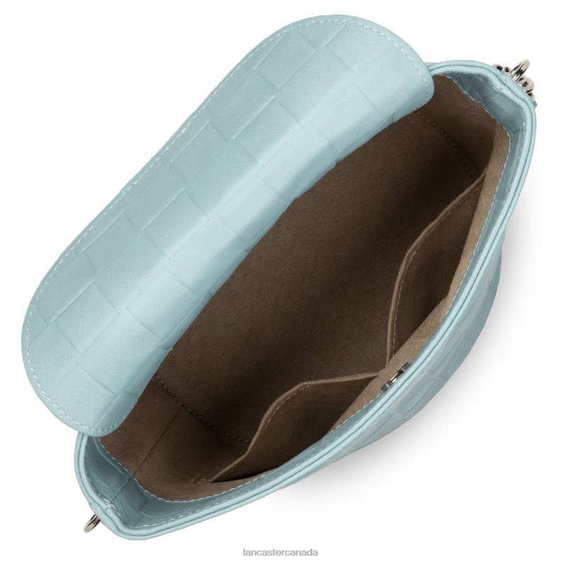 Women Bucket Bag Gaufre 4J6H4403 Bag Bleu Ciel Lancaster Paris
