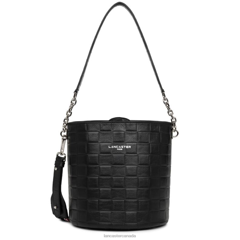 Women Bucket Bag Gaufre 4J6H4404 Bag Noir Lancaster Paris