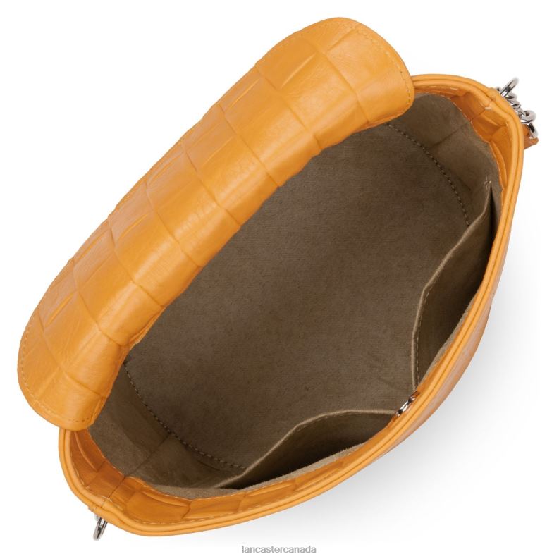 Women Bucket Bag Gaufre 4J6H4405 Bag Ocre Lancaster Paris