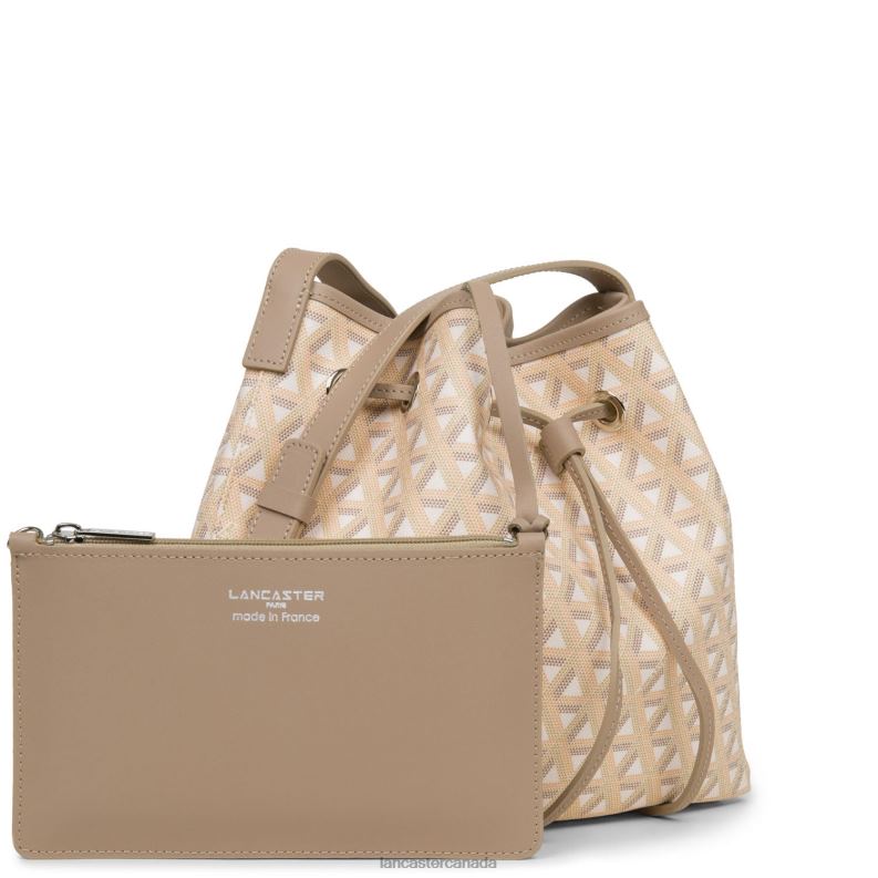 Women Bucket Bag Ikon 4J6H3865 Bag Beige Lancaster Paris