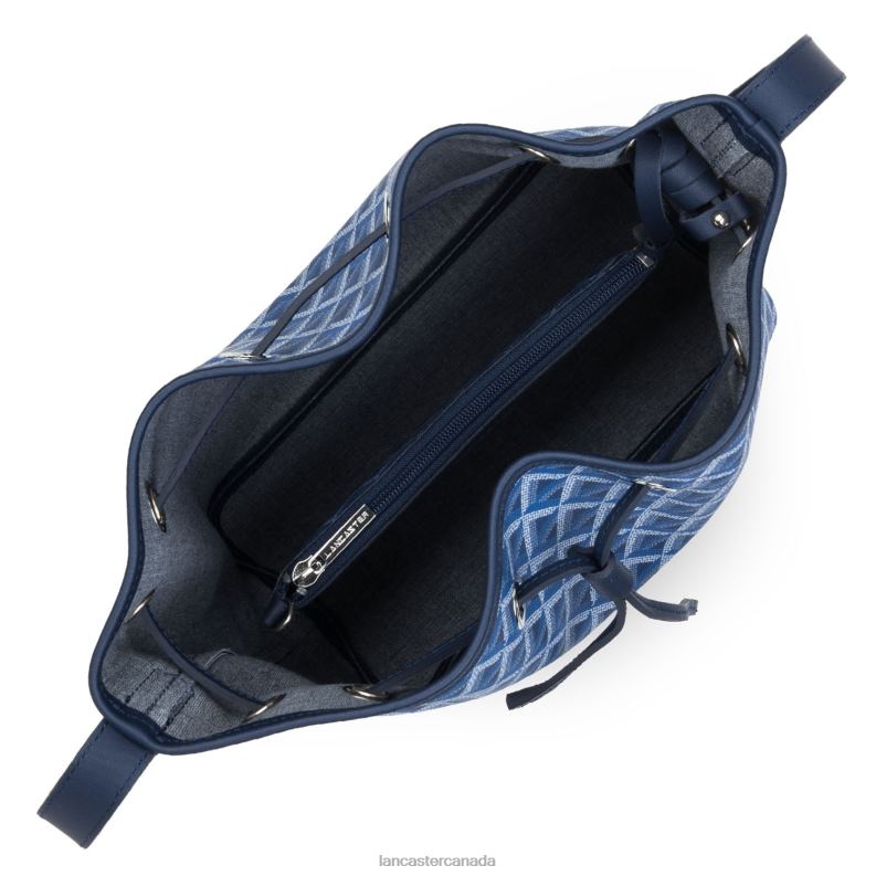 Women Bucket Bag Ikon 4J6H3866 Bag Bleu Electrique Lancaster Paris