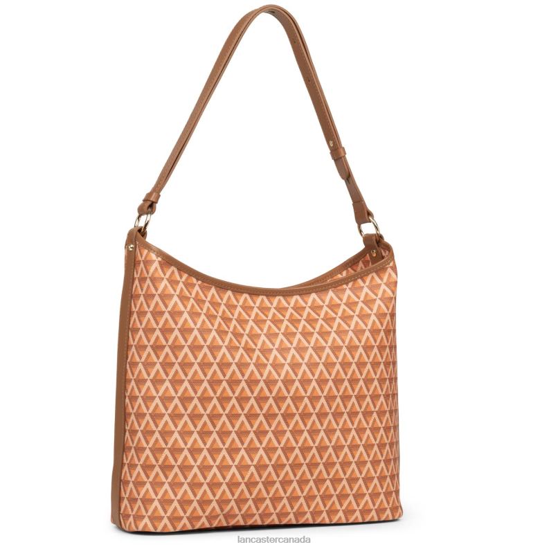 Women Bucket Bag Ikon It 4J6H4537 Bag Orange Lancaster Paris