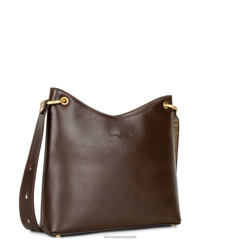 Women Bucket Bag Legende 4J6H3529 Bag Marron Python Lancaster Paris