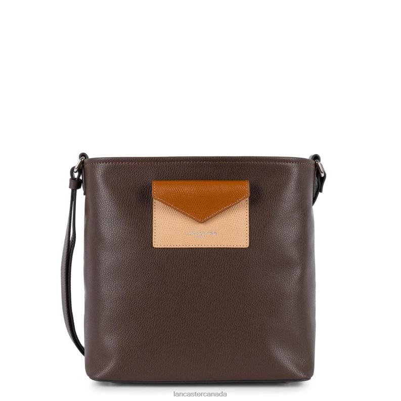 Women Bucket Bag Maya 4J6H4005 Bag Marron-Naturel-Camel Lancaster Paris