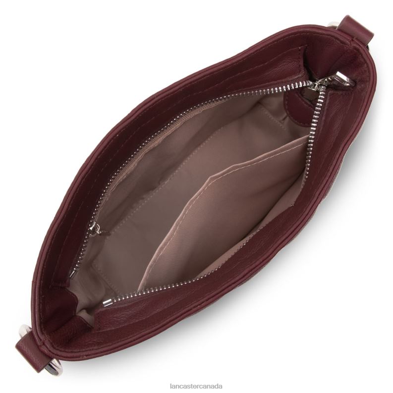 Women Bucket Bag Parisienne Matelasse 4J6H4316 Bag Pourpre Lancaster Paris