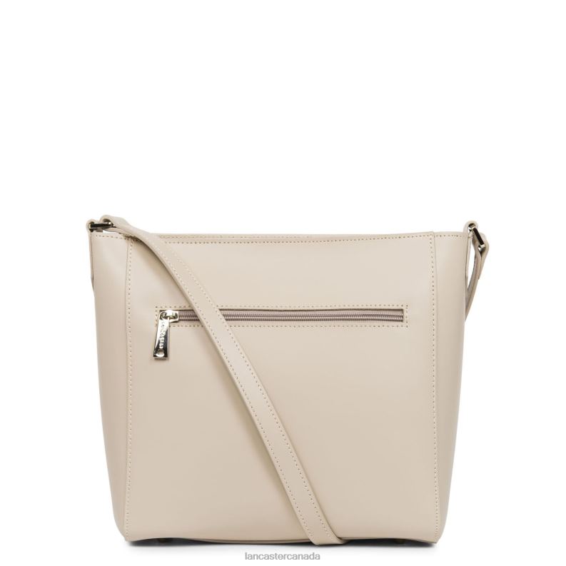 Women Bucket Bag Smooth 4J6H4277 Bag Galet Rose Lancaster Paris