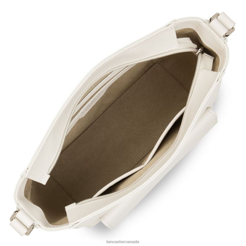 Women Bucket Bag Smooth 4J6H4282 Bag Ecru Lancaster Paris