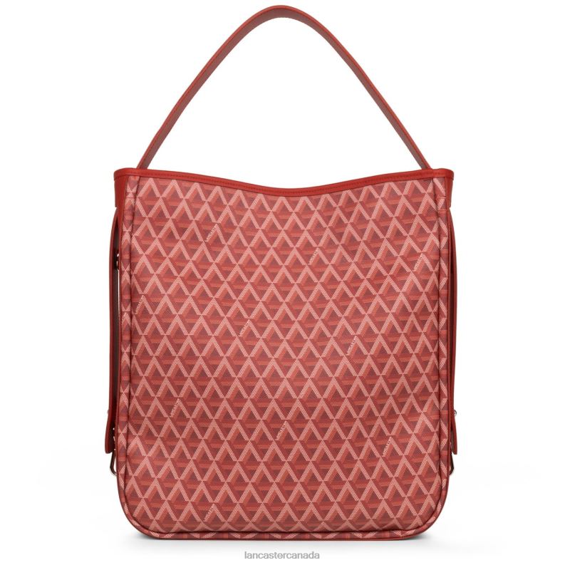 Women Large Bucket Bag Ikon 4J6H4549 Bag Carmin Lancaster Paris