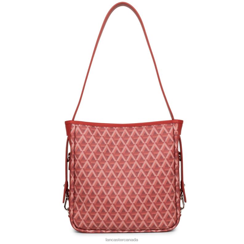 Women M Bucket Bag Ikon 4J6H3303 Bag Carmin Lancaster Paris