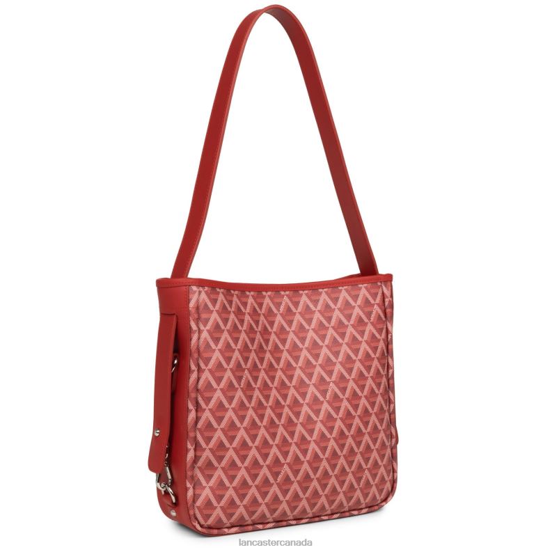 Women M Bucket Bag Ikon 4J6H3303 Bag Carmin Lancaster Paris