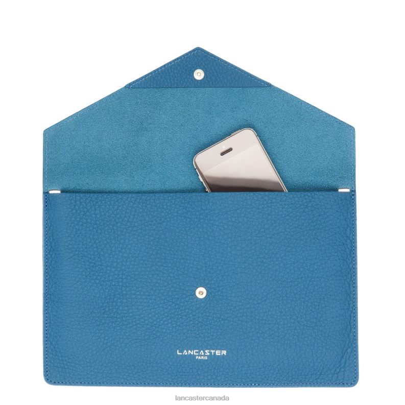 Women Clutch 4J6H1158 Bag Bleu Lancaster Paris